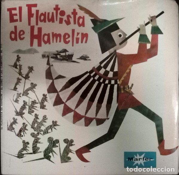 Vinyl records: Arsenio Corsellas &ndash; El Flautista De Hamel&iacute;n / El Lobo Y Las Cabritas (Vinyl, Marfer M. 711)