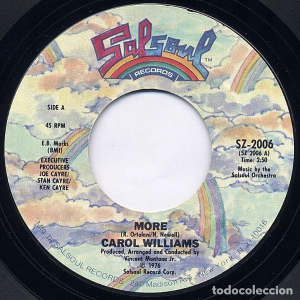 Vinyl-Schallplatten: Carol Williams &ndash; More (Vinyl, Salsoul Records SZ-2006)