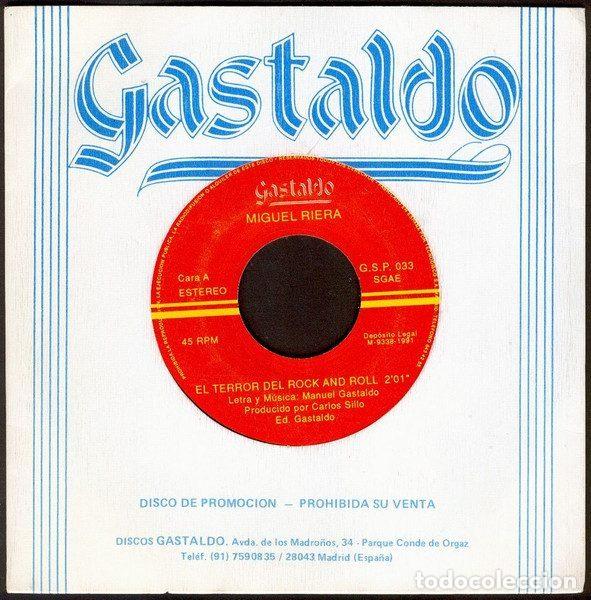 Vinyl-Schallplatten: Miguel Riera &ndash; El Terror Del Rock And Roll (Vinyl, Gastaldo G.S.P. 033)