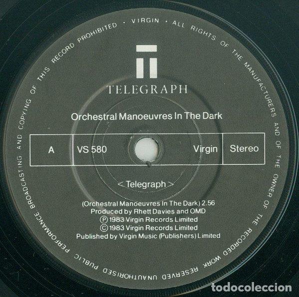 Discos de vinilo: OMD &ndash; Telegraph (Vinyl, Telegraph VS 580) - Foto 3