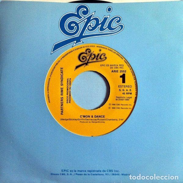 Dischi in vinile: Partners Rime Syndicate &ndash; C'mon & Dance (Vinyl, Epic ARIE 2552)