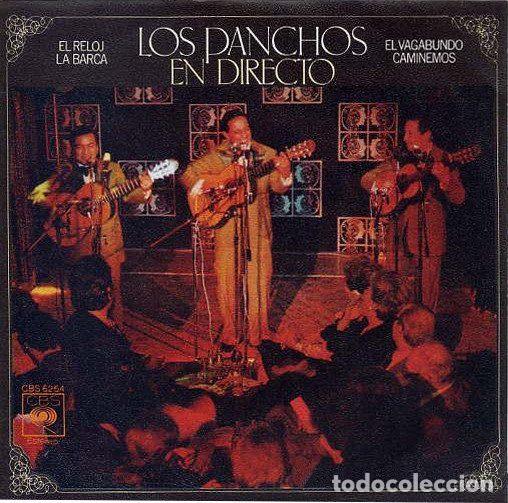 Discos de vinil: Los Panchos &ndash; Los Panchos En Directo - El Reloj / La Barca / El Vagabundo / Caminemos (Vinyl,...