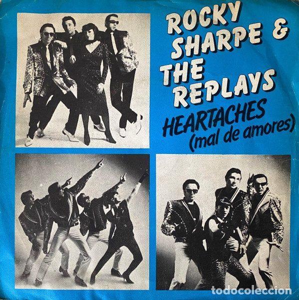 Discos de vinil: Rocky Sharpe & The Replays &ndash; Heartaches = Mal De Amores (Vinyl, Chiswick Records 02.2180/5)