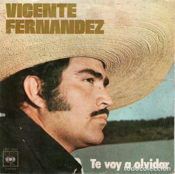 Discos de vinil: Vicente Fernandez &ndash; Te Voy A Olvidar (Vinyl, CBS CBS 5494)
