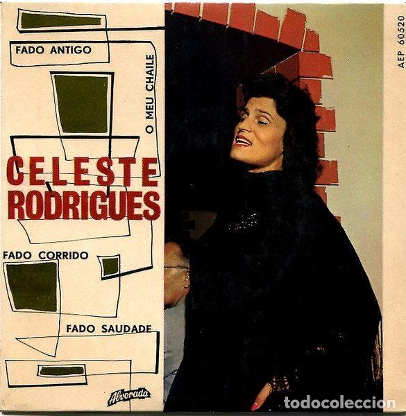 Discos de vinilo: Celeste Rodrigues &ndash; Fado Antigo (Vinyl, Alvorada AEP 60520)