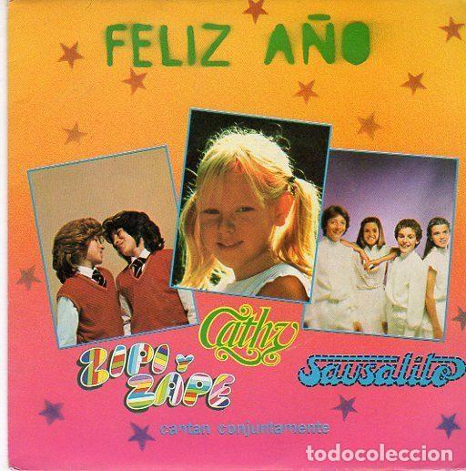 Discos de vinil: Zipi Y Zape - Cathy - Sausalito &ndash; Feliz A&ntilde;o (Vinyl, Edigsa 01S0260)