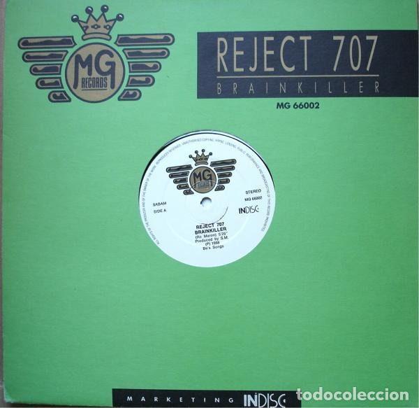 Discos de vinil: Reject 707 &ndash; Brainkiller (Vinyl, MG Records MG 66002)
