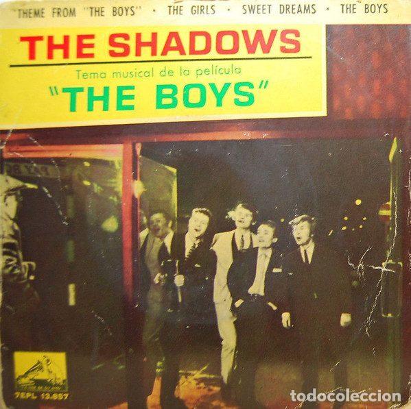 Discos de vinilo: The Shadows &ndash; Tema Musical De La Pel&iacute;cula &rdquo;The Boys&rdquo; (Vinyl, La Voz De Su Amo 7 EPL 13.857)