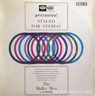 Vinyl records: The Mallet Men &ndash; Percussion! Staged For Stereo! (Vinyl, Capitol Records ST 1637)