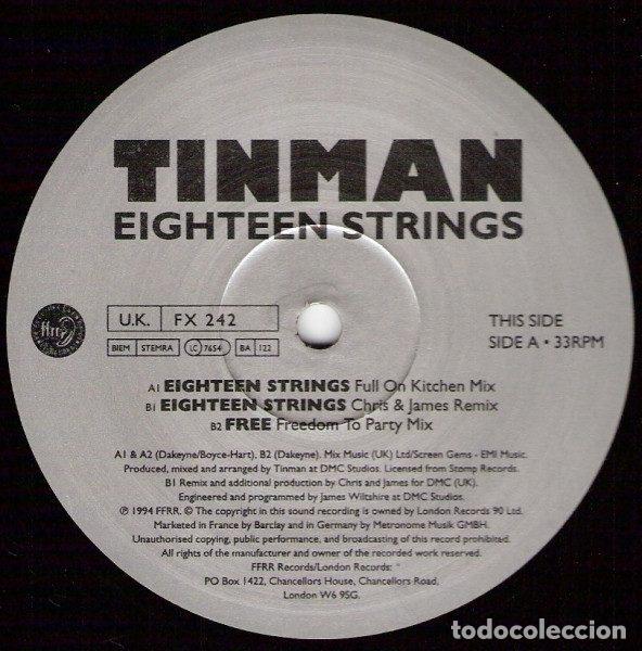 Discos de vinilo: Tinman &ndash; Eighteen Strings (Vinyl, FFRR FX 242) - Foto 3