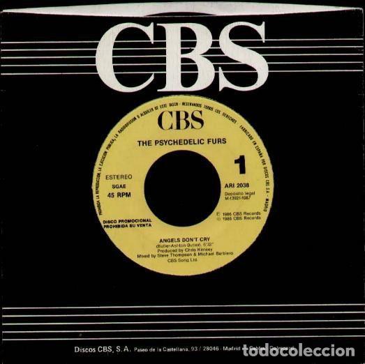 Disques de vinyle: The Psychedelic Furs &ndash; Angels Don't Cry (Vinyl, CBS ARI 2038)