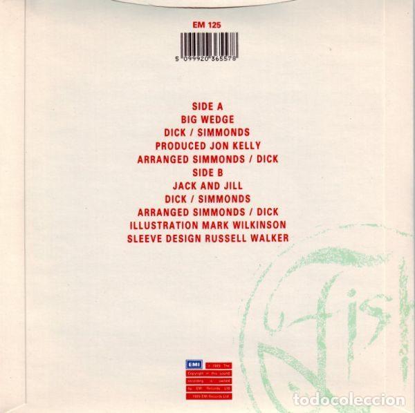 Discos de vinilo: Fish &ndash; Big Wedge (Vinyl, EMI EM 125) - Foto 2