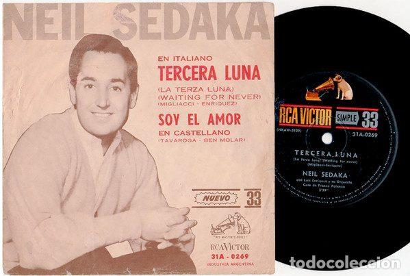 Vinyl records: Neil Sedaka &ndash; Tercera Luna / Soy El Amor (Vinyl, RCA Victor 31A-0269)
