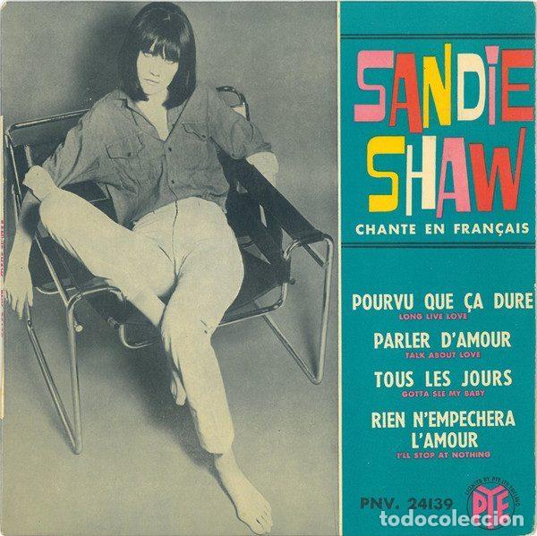 Discos de vinilo: Sandie Shaw &ndash; Chante En Fran&ccedil;ais (Vinyl, Disques Vogue PNV. 24139)