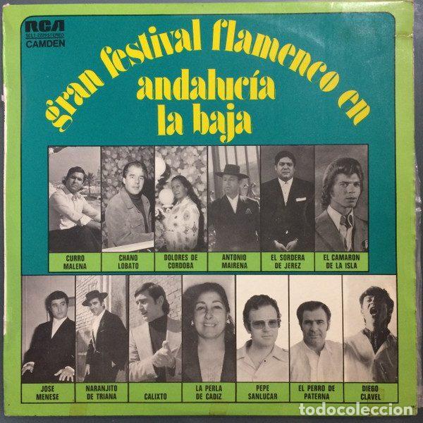 Vinyl records: Various &ndash; Gran Festival Flamenco En Andaluc&iacute;a La Baja (Vinyl, RCA Camden SCLI-2229)