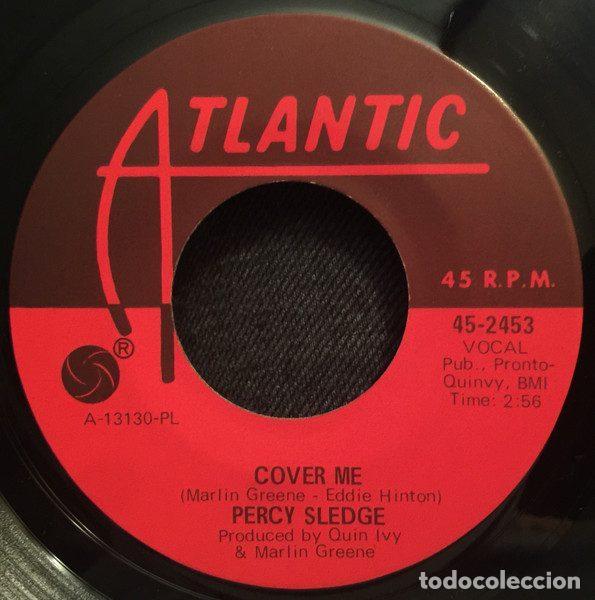 Vinyl records: Percy Sledge &ndash; Cover Me / Behind Every Great Man There's A Woman (Vinyl, Atlantic 45-2453)