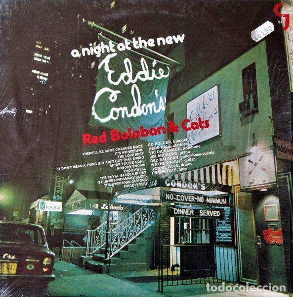 Discos de vinilo: Red Balaban & Cats &ndash; A Night At The New Eddie Condon's (Vinyl, Classic Jazz CJ 17)