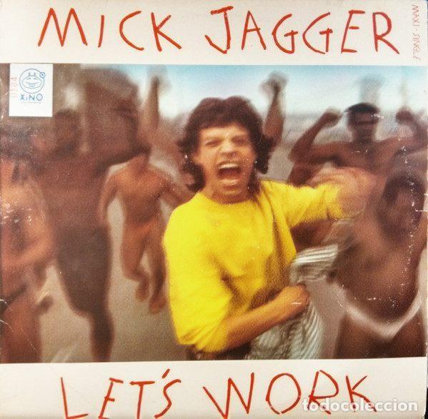Vinyl records: Mick Jagger &ndash; Let's Work (Vinyl, CBS CBS 651028 6)