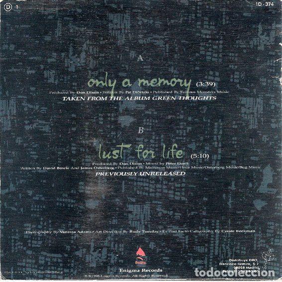 Discos de vinilo: The Smithereens &ndash; Only A Memory (Vinyl, Enigma 1D-374) - Foto 2