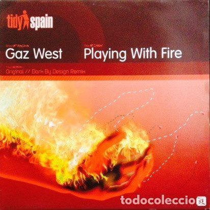 Disques de vinyle: Gaz West &ndash; Playing With Fire (Vinyl, Tidy Spain TS006)