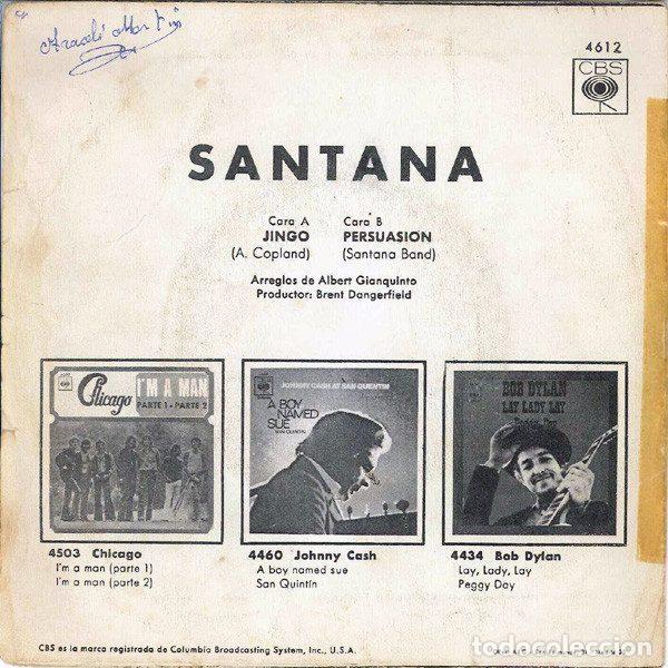 Discos de vinilo: Santana &ndash; Jingo (Vinyl, CBS 4612) - Foto 2