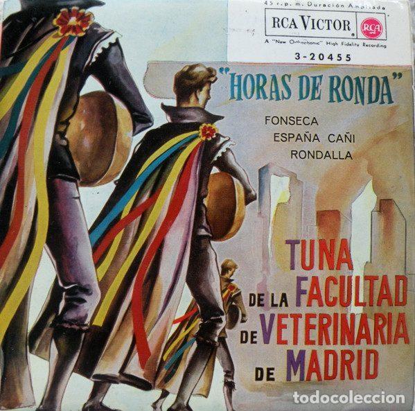 Discos de vinilo: Tuna De La Facultad De Veterinaria De Madrid &ndash; Horas de Ronda (Vinyl, RCA Victor 3-20455)