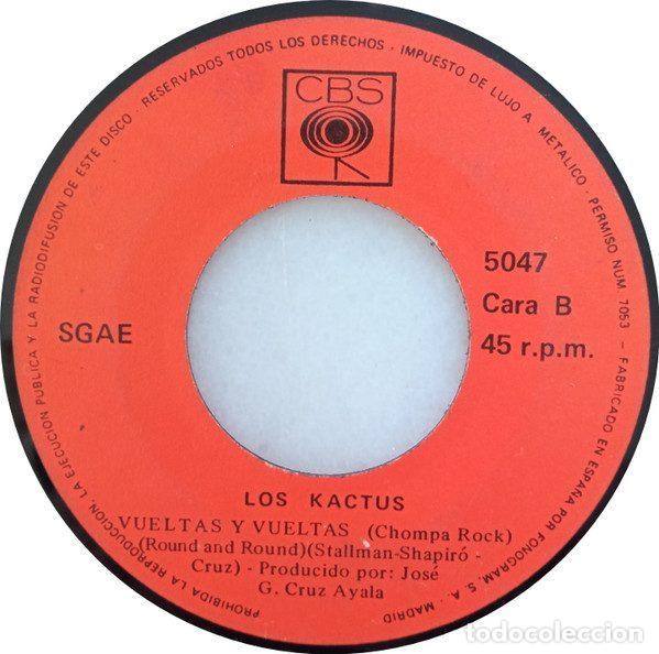Discos de vinilo: Los Kactus &ndash; Alla En El Chompa Chompa (Vinyl, CBS 5047) - Foto 3