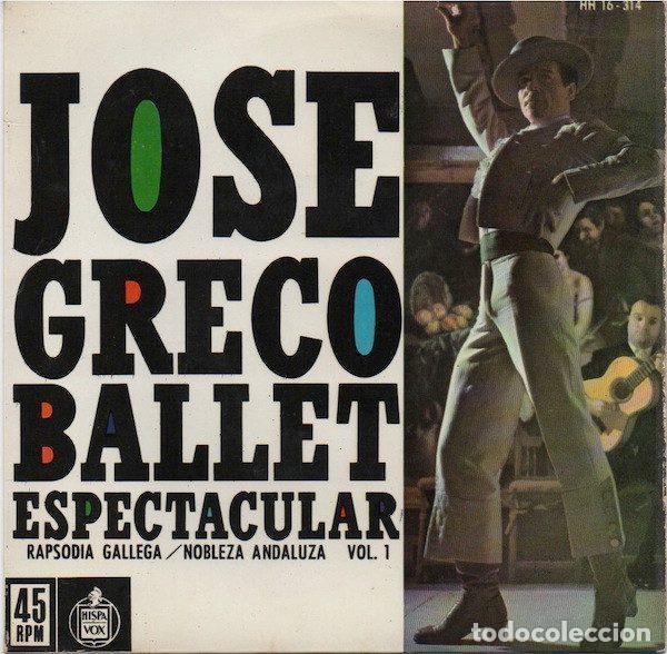 Discos de vinil: Jose Greco &ndash; Ballet Espectacular Vol. 1 (Vinyl, Hispavox HH 16-314)