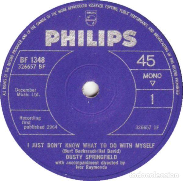Dischi in vinile: Dusty Springfield &ndash; I Just Don't Know What To Do With Myself (Vinyl, Philips BF 1348)