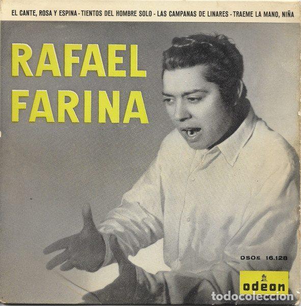 Disques de vinyle: Rafael Farina &ndash; El Cante, Rosa Y Espina (Vinyl, Odeon DSOE 16.128)