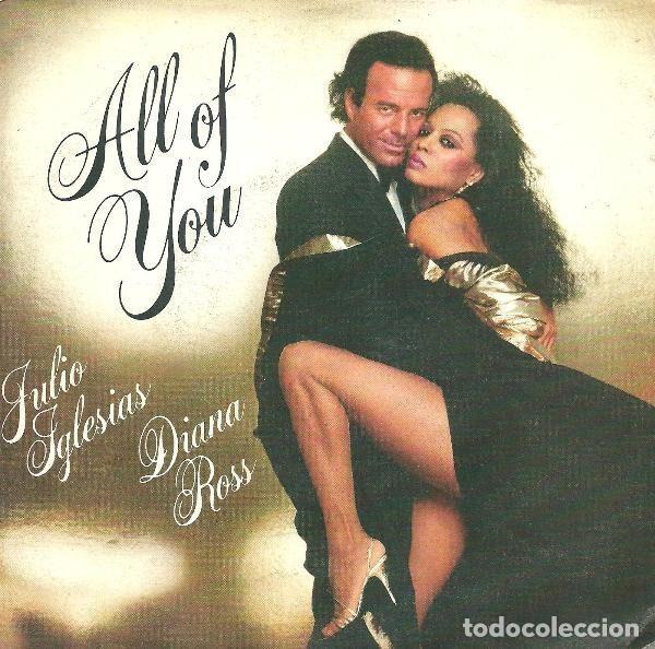 Disques de vinyle: Julio Iglesias & Diana Ross &ndash; All Of You (Vinyl, CBS CBS A 4522)