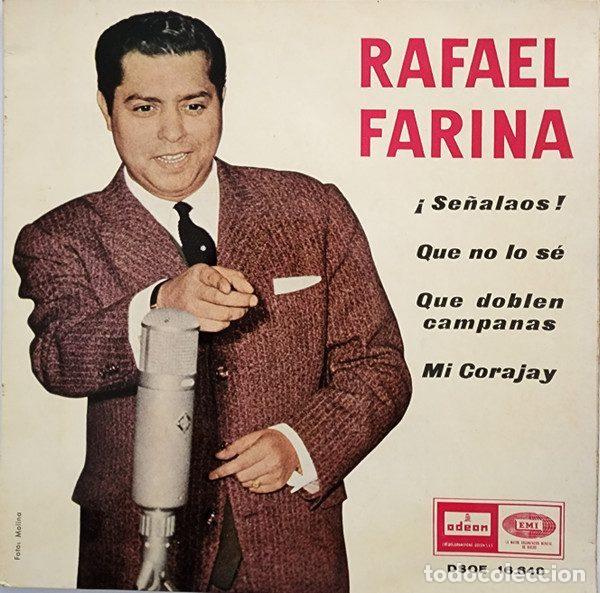 Discos de vinil: Rafael Farina &ndash; &iexcl;Se&ntilde;alaos! (Vinyl, Odeon DSOE 16.640)