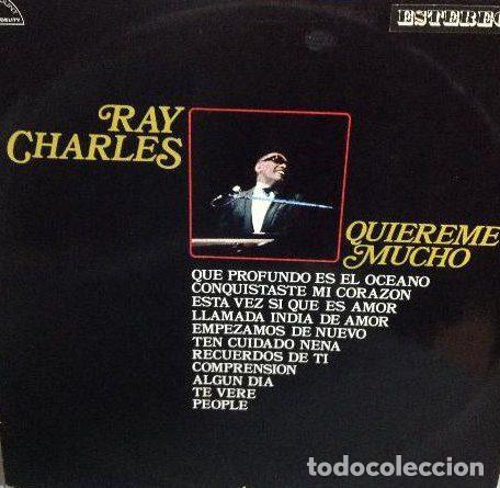 Vinyl records: Ray Charles &ndash; Qui&eacute;reme Mucho (Vinyl, ABC-Paramount HPS 91-14)
