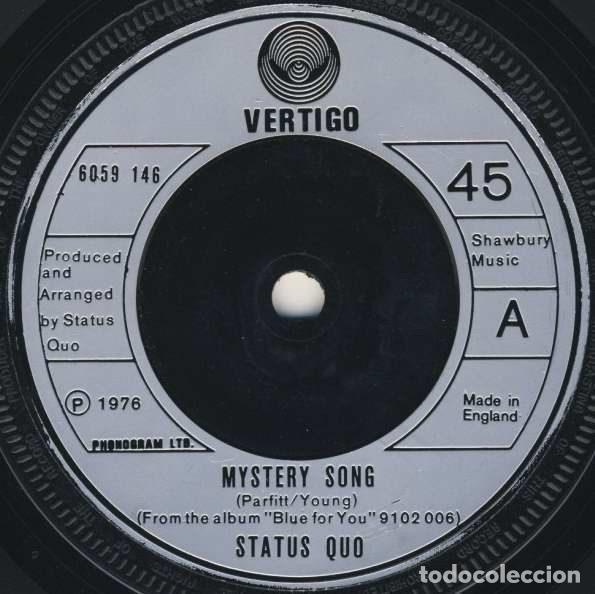 Vinyl records: Status Quo &ndash; Mystery Song (Vinyl, Vertigo 6059 146)