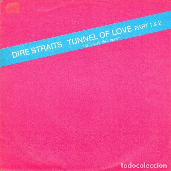 Disques de vinyle: Dire Straits &ndash; Tunnel Of Love (Part 1 & 2) = El T&uacute;nel Del Amor (Vinyl, Vertigo 6059 350)
