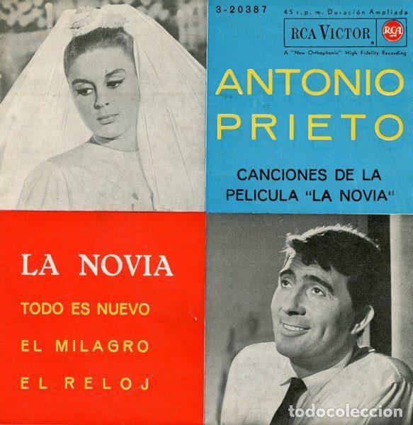 Vinyl-Schallplatten: Antonio Prieto &ndash; Canciones De La Pelicula &rdquo;La Novia&rdquo; (Vinyl, RCA Victor 3-20387)