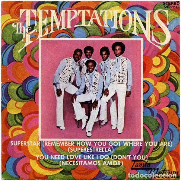 Dischi in vinile: The Temptations &ndash; Superstar (Remember How You Got Where You Are) (Vinyl, Tamla Motown M-5118)
