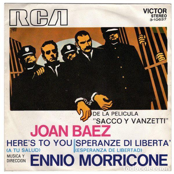 Disques de vinyle: Joan Baez - Ennio Morricone &ndash; Here's To You (Vinyl, RCA Victor 3-10637)