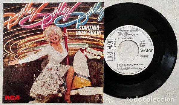 Discos de vinil: Dolly Parton &ndash; Starting Over Again (Vinyl, RCA PB 1926)
