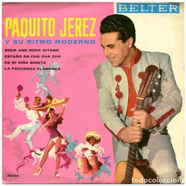 Discos de vinilo: Paquito Jerez Y Su Ritmo Moderno &ndash; Rock And Rock Gitano (Vinyl, Belter 50.500)