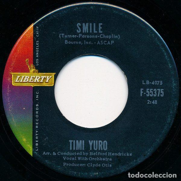 Discos de vinil: Timi Yuro &ndash; Smile (Vinyl, Liberty F-55375)