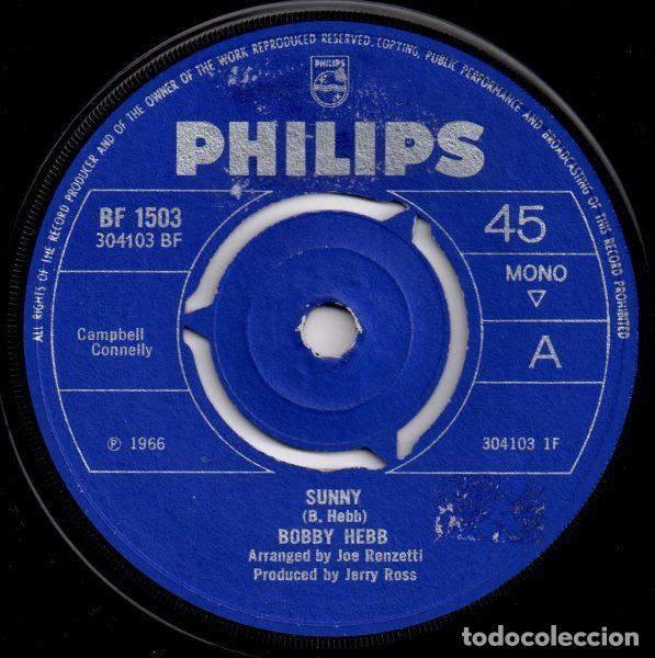 Disques de vinyle: Bobby Hebb &ndash; Sunny (Vinyl, Philips BF 1503)