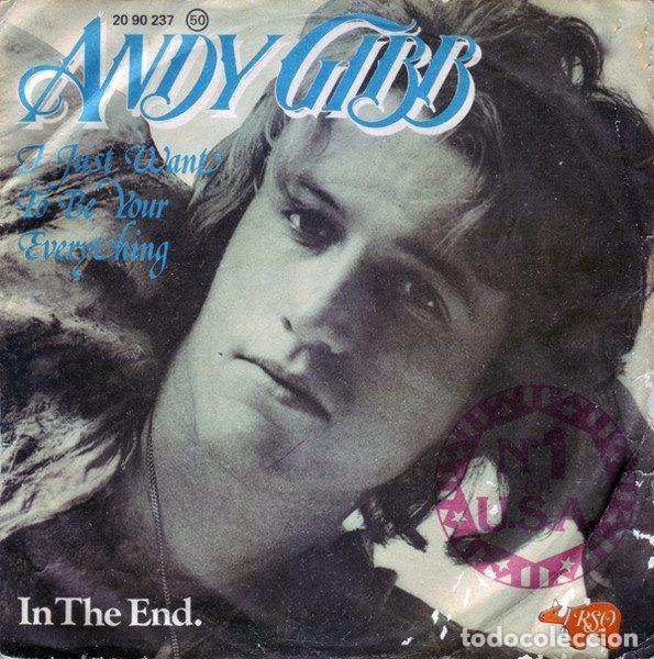 Vinyl-Schallplatten: Andy Gibb &ndash; I Just Want To Be Your Everything / In The End (Vinyl, RSO 20 90 237)