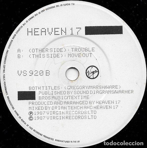 Discos de vinilo: Heaven 17 &ndash; Trouble (Vinyl, Virgin VS 920) - Foto 4