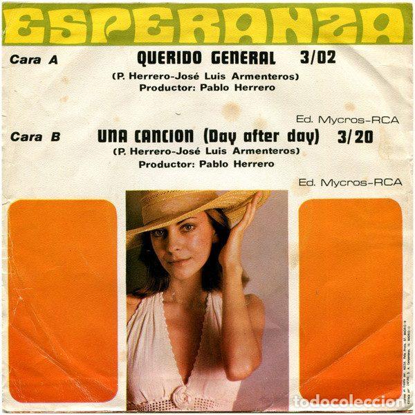 Discos de vinilo: Esperanza &ndash; Querido General (Vinyl, Novola NOX-227) - Foto 2