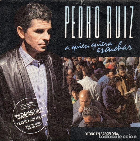 Discos de vinil: Pedro Ruiz &ndash; A Quien Quiera Escuchar - Oto&ntilde;o En Barcelona (Vinyl, Producciones Twins T-1861)