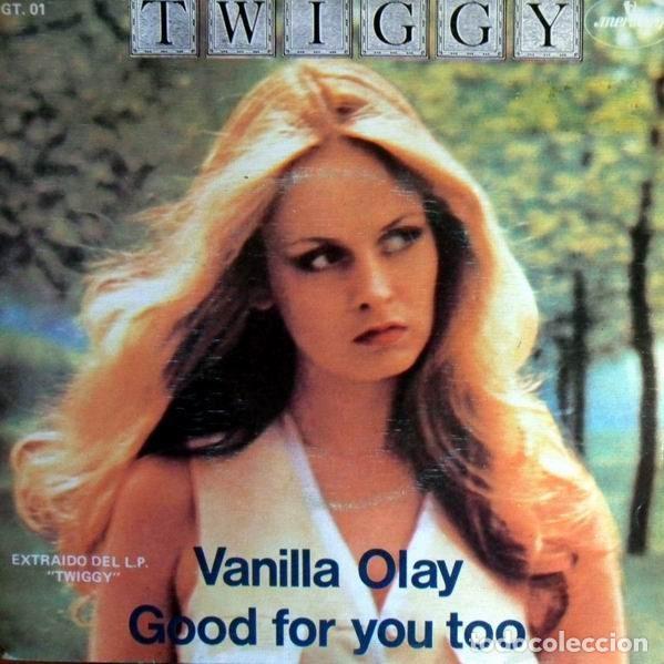 Vinyl records: Twiggy &ndash; Vanilla Olay / Good For You Too (Vinyl, Mercury 60 07 105)
