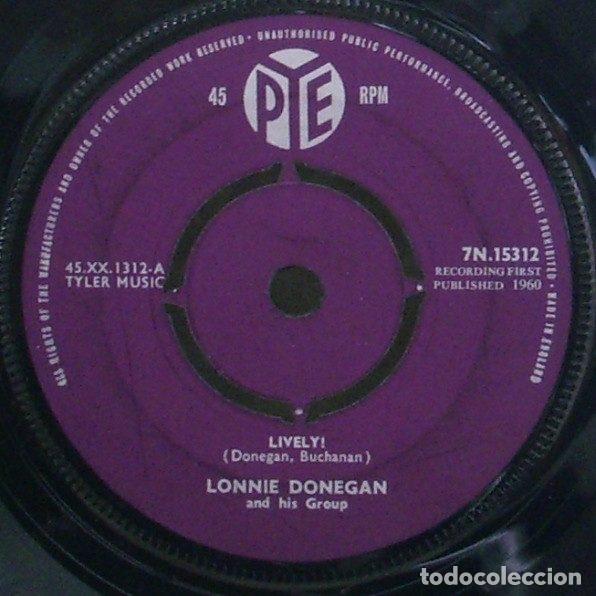 Disques de vinyle: Lonnie Donegan &ndash; Lively! (Vinyl, Pye Records 7N.15312)