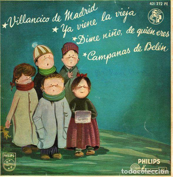 Discos de vinilo: Coros De Las Escuelas Avemarianas &ndash; Villancicos (Vinyl, Philips 421 272 PE)