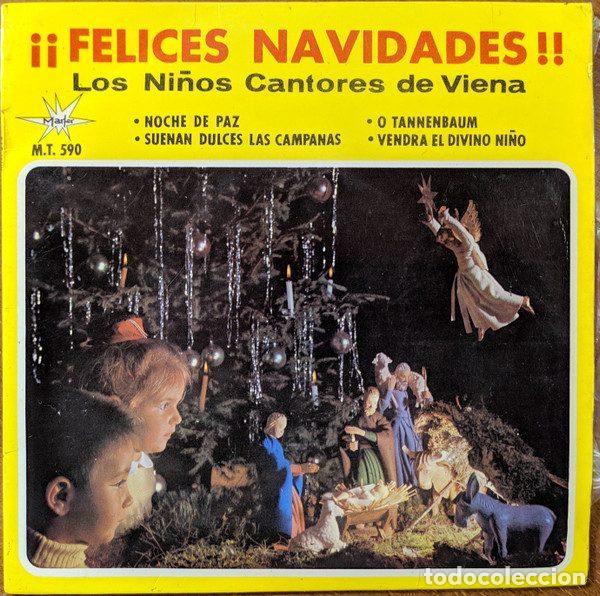 Discos de vinilo: Los Ni&ntilde;os Cantores De Viena &ndash; &iexcl;&iexcl;Felices Navidades!! (Vinyl, Marfer M.T. 590)